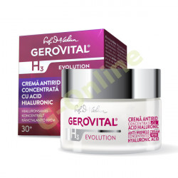 Anti-wrinkle cream concentrated with hyaluronic acis