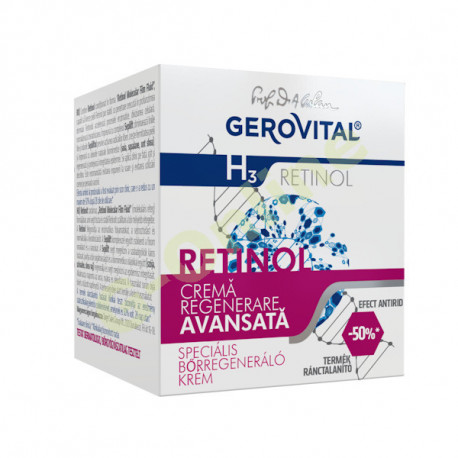 Gerovital H3 Retinol Speciális Bőrregeneráló Krém