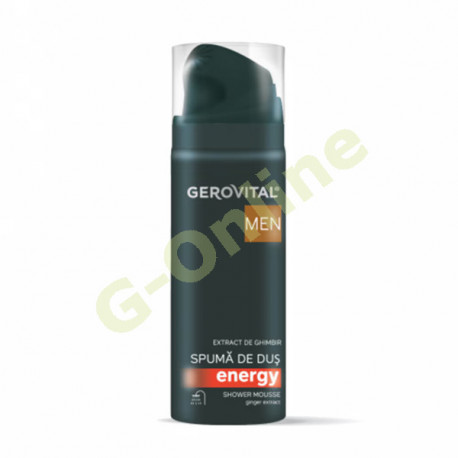 Gerovital MEN Tusfürdő hab - Energy