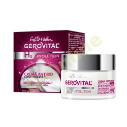 Anti-wrinkle cream concentrated with hyaluronic acis
